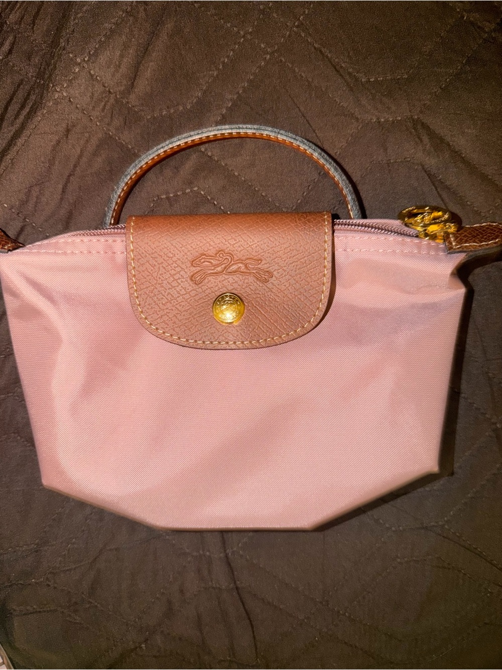 Longchamp Le Pliage Cosmetics
Case - Antique Pink